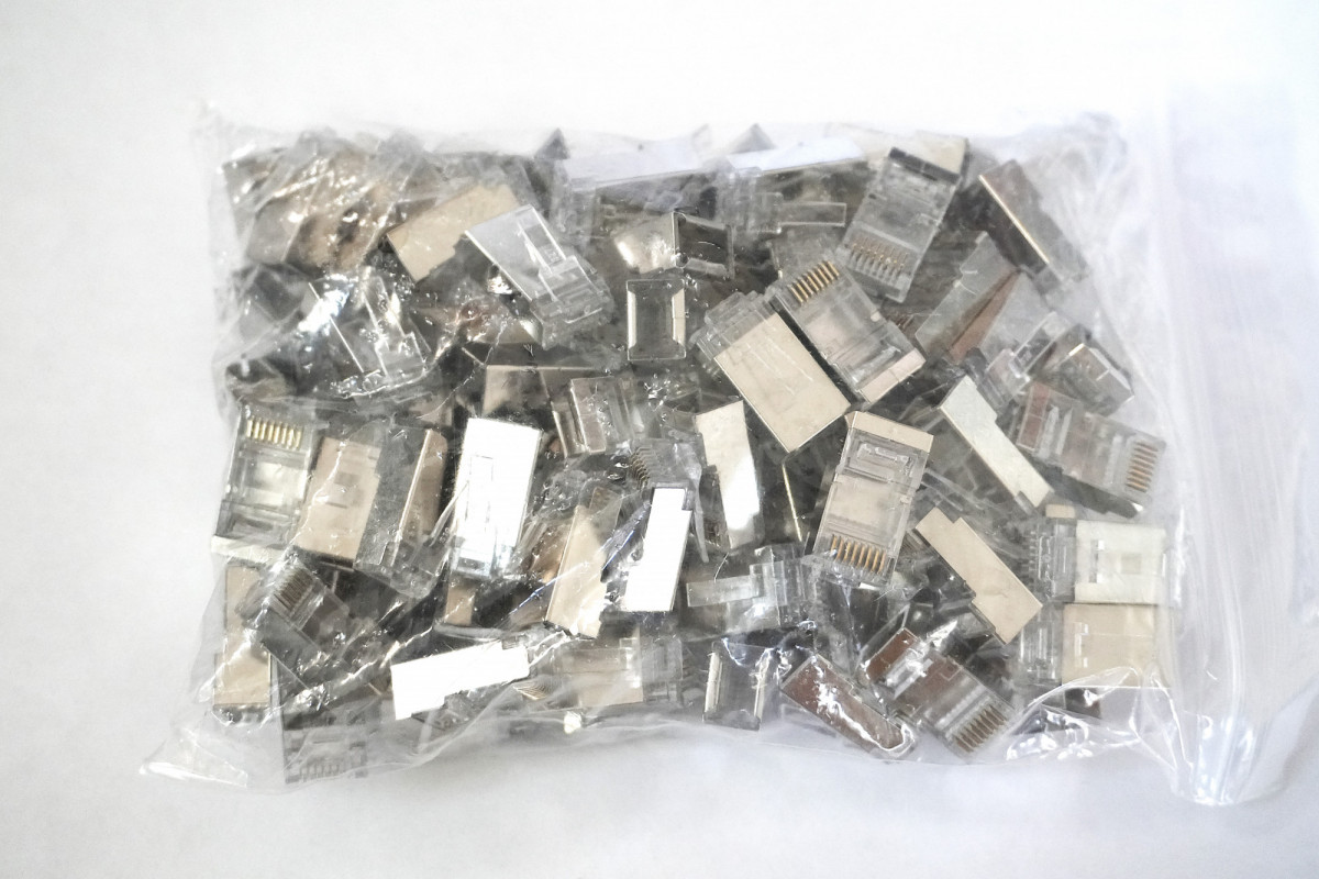Коннекторы RJ-45 8P8C F/UTP Cat.6 3U (100 шт.) SUPRLAN 10-0202 Коннекторы RJ-45 8P8C F/UTP Cat.6 3U (100 шт.) SUPRLAN 10-0202