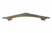 Hyperline RST-CAH90-200-15-0,8-R100-SZ Крышка угла 90° горизонтального плавного 200x15 R100-0,8 мм Hyperline RST-CAH90-200-15-0,8-R100-SZ Крышка угла 90° горизонтального плавного 200x15 R100-0,8 мм