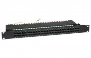 Патч-панель 19", 1U, 50 портов RJ-45